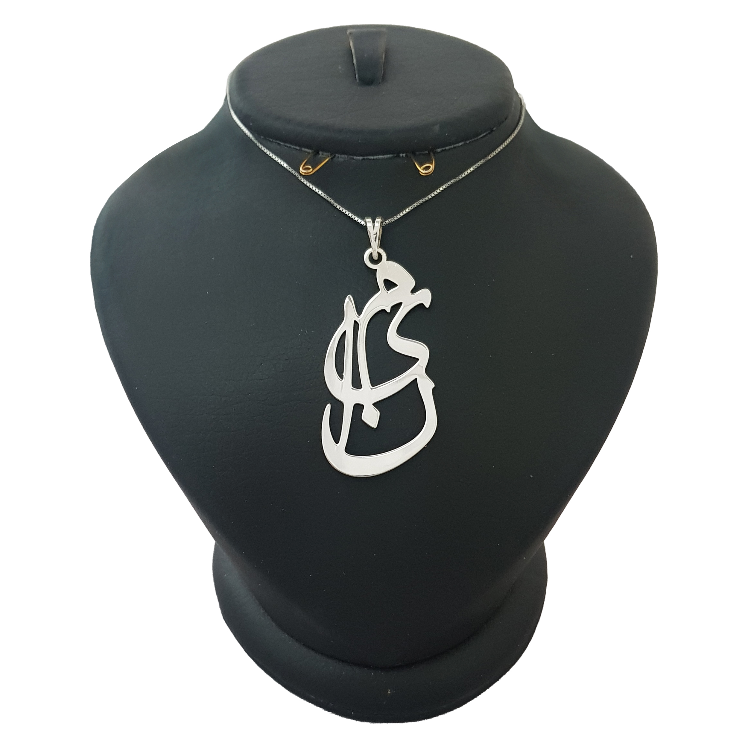   گردنبند نقره مردانه ترمه 1 طرح نیما کد A-583
