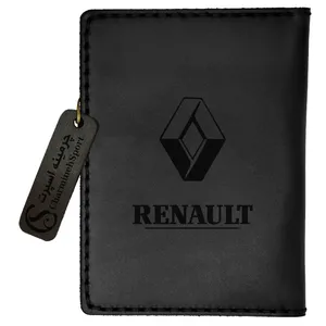 کیف مدارک مردانه چرمینه اسپرت طرح رنو کد 52024-B