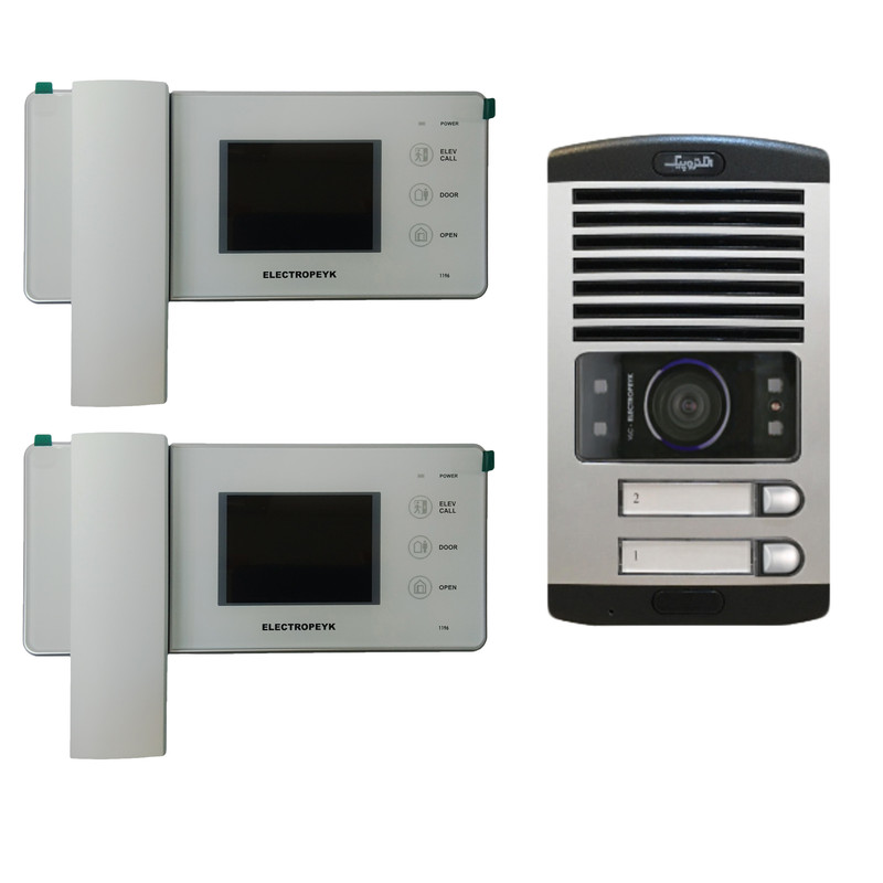 درب باز کن تصویری الکتروپیک کد 1004 مجموعه 3 عددی درب باز کن تصویری الکتروپیک کد 1004 مجموعه 3 عددی