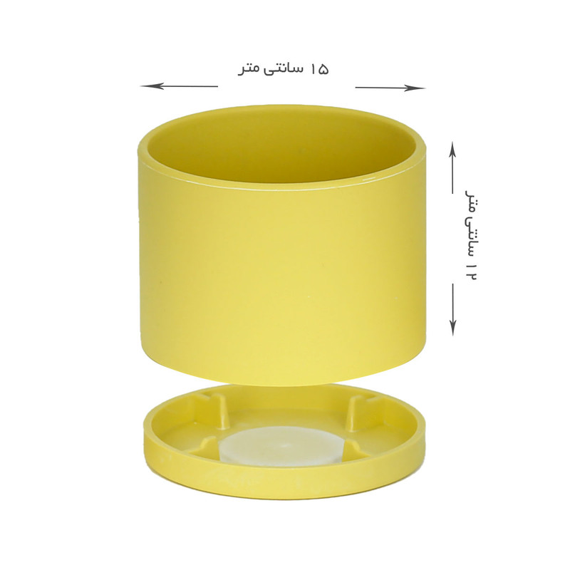 گلدان طرح استوانه مدل مهرنی 15-103