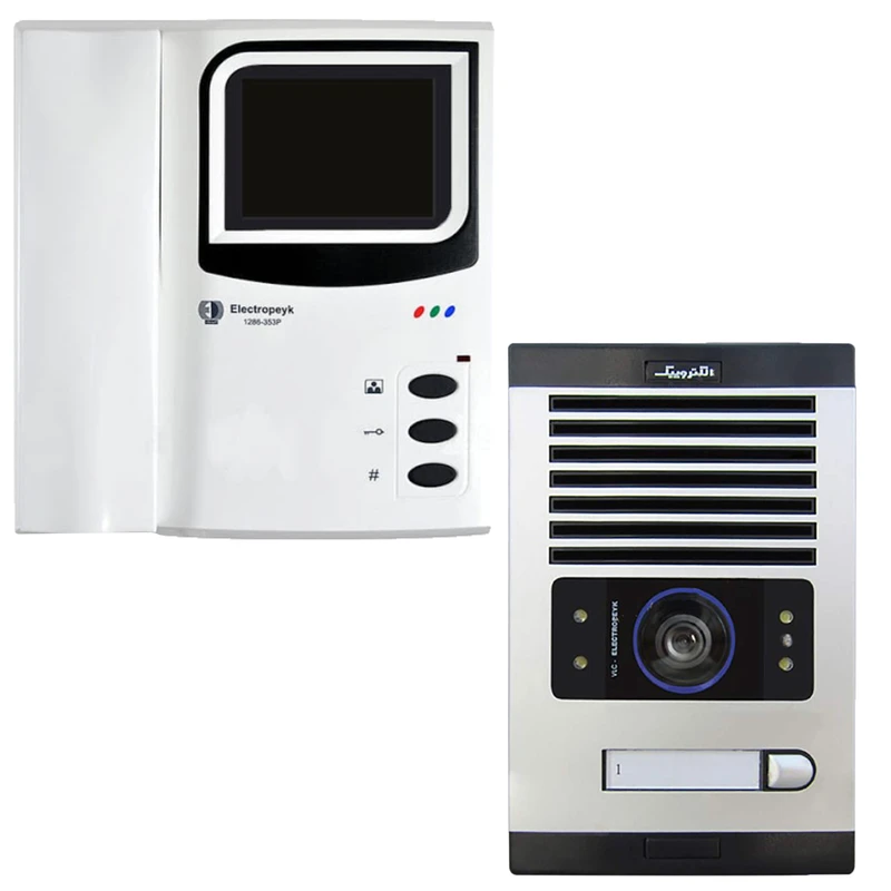 درب باز کن تصویری الکتروپیک کد 1002 مجموعه 2 عددی