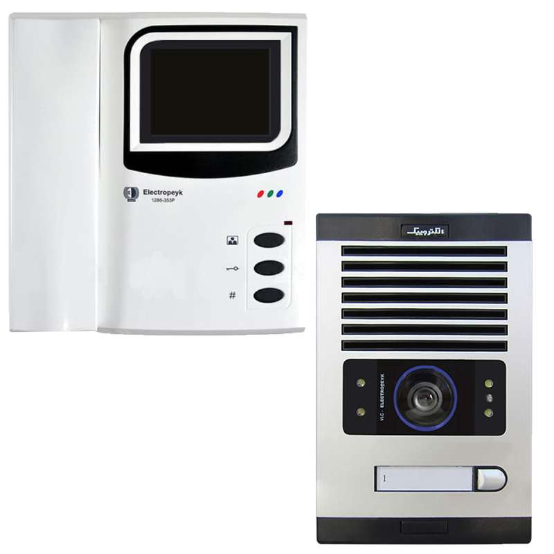 درب باز کن تصویری الکتروپیک کد 1002 مجموعه 2 عددی