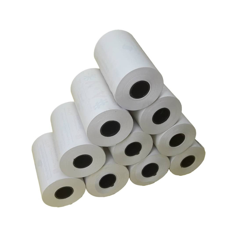 کاغذ پرینتر حرارتی مدل pos-16 بسته 10عددی
