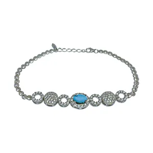 دستبند نقره زنانه کد 41