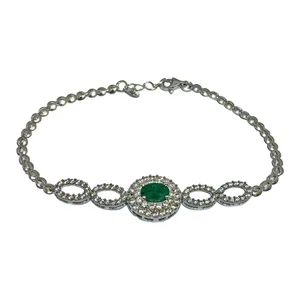 دستبند نقره زنانه کد 24