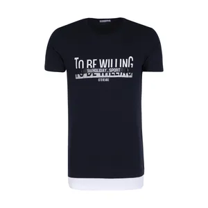 تی شرت ورزشی مردانه هالیدی مدل 803904-Navy blue