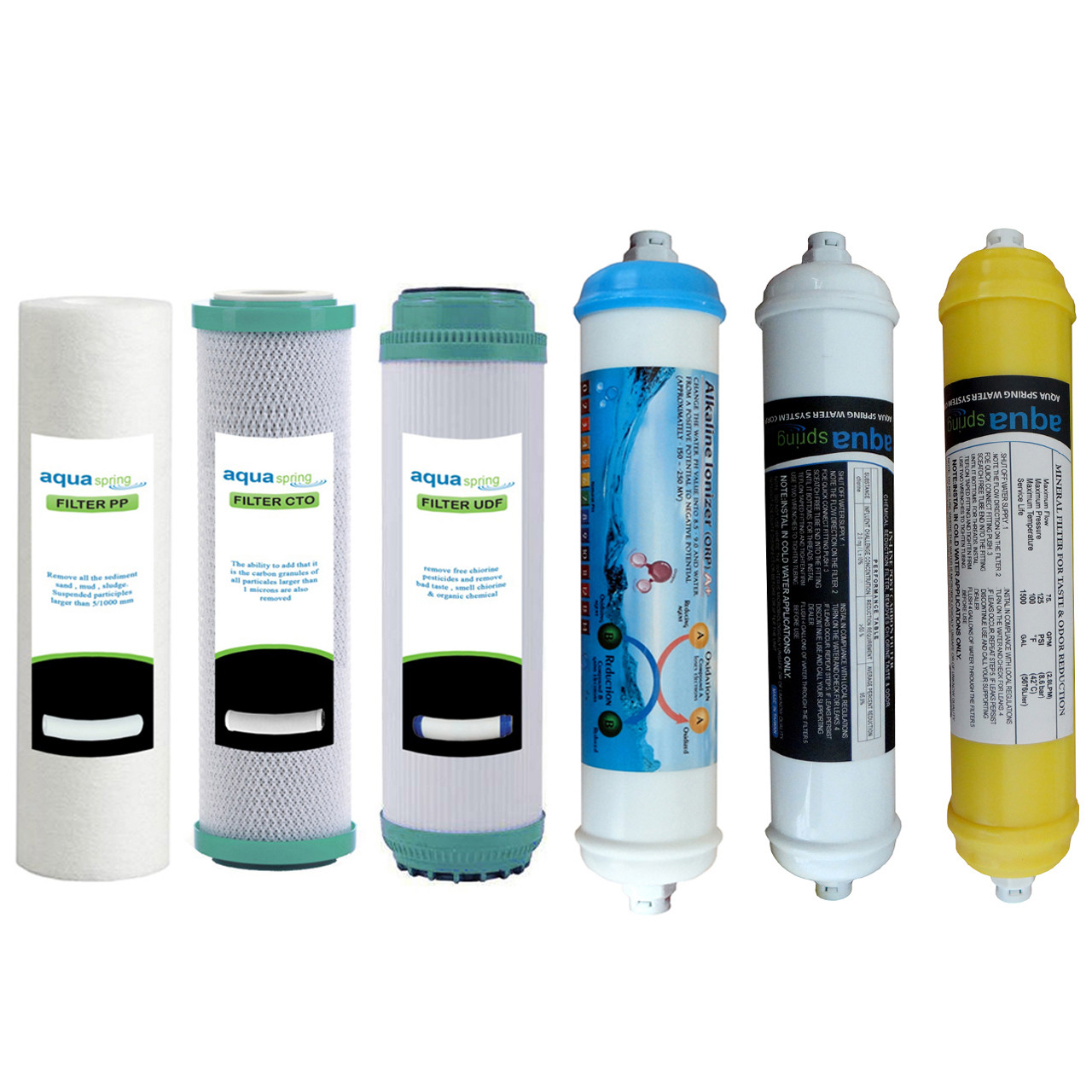 فیلتر دستگاه تصفیه کننده آب مدل SPARE FILTER- 6P مجموعه 6 عددی فیلتر دستگاه تصفیه کننده آب مدل SPARE FILTER- 6P مجموعه 6 عددی