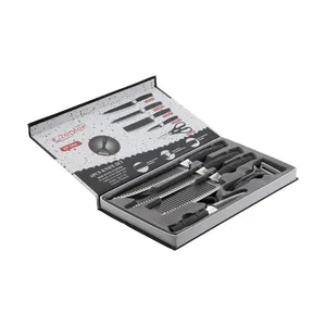 سرویس چاقو آشپزخانه 6 پارچه زپتف مدل ZP- 004