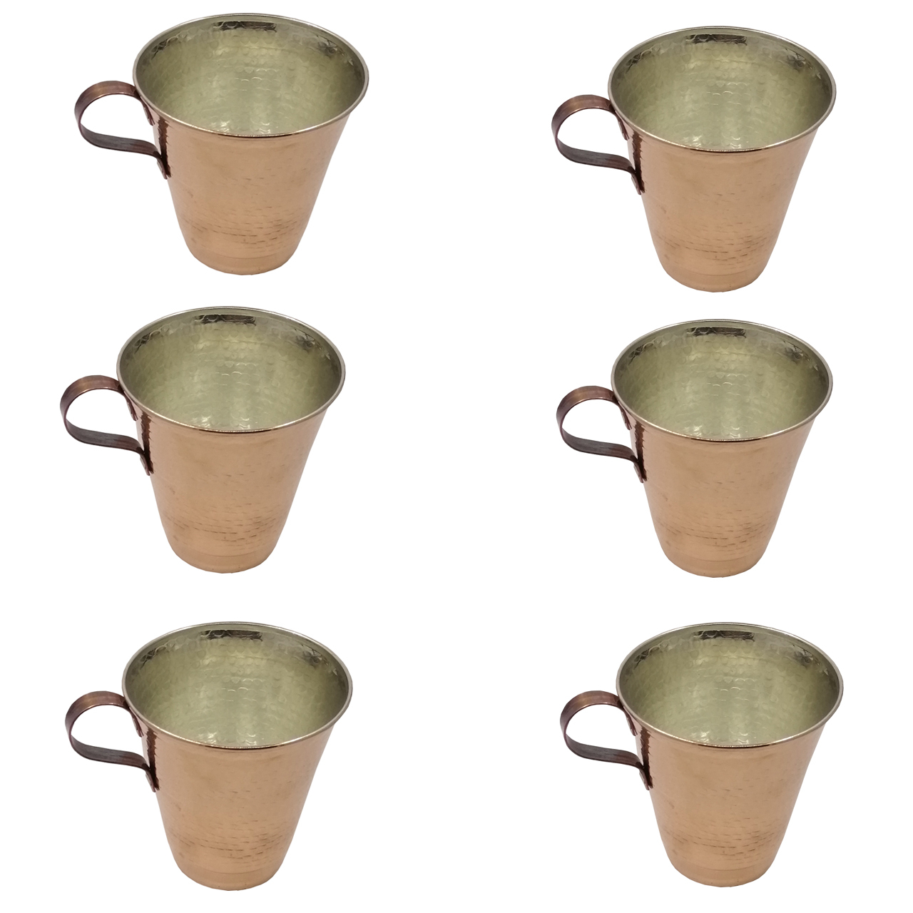لیوان مسی مدل NT-2223 بسته 6 عددی