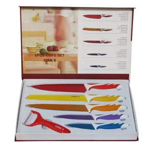 سرویس چاقو آشپزخانه 6 پارچه کرال بی کد LP101