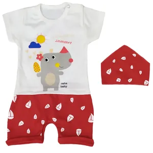 ست سرهمی و دستمال سر نوزاد کد h11