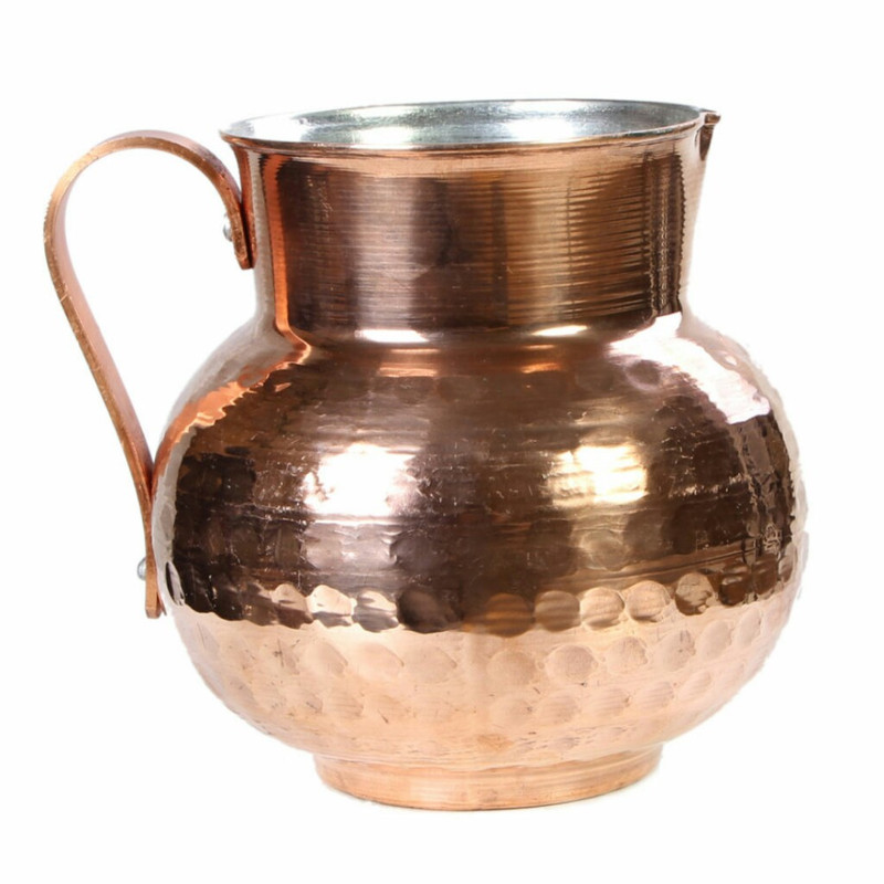 پارچ مسی مدل توپی 
