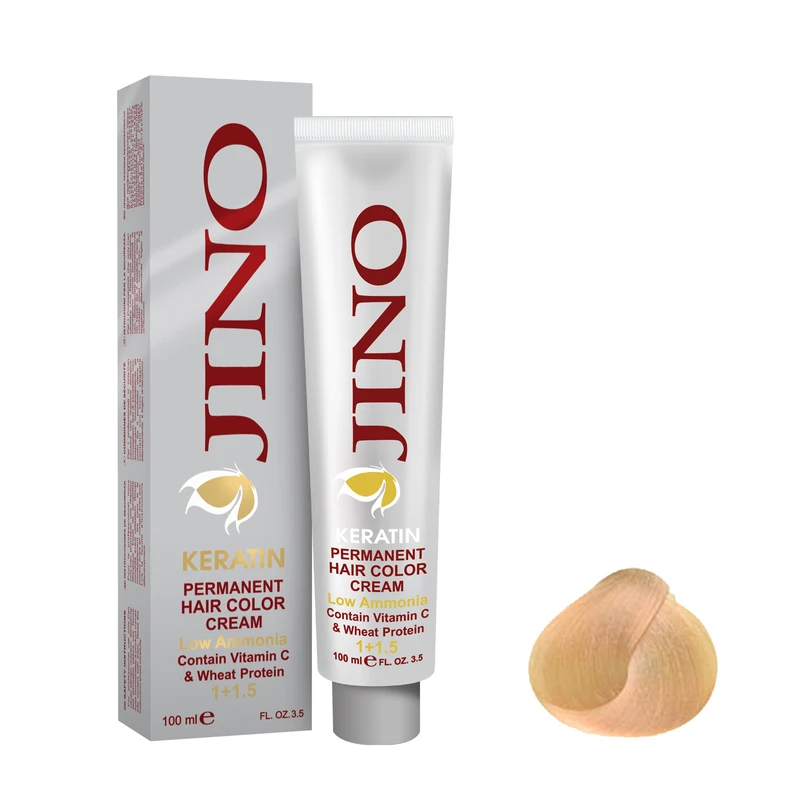 رنگ مو ژینو سری Natural شماره 0-10 حجم 100 میلی لیتر رنگ بلوند بسیار روشن