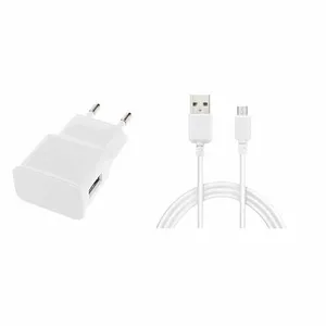 شارژر دیواری رکسل مدل ETA-U90EWE به همراه کابل تبدیل microUSB