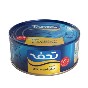 کنسرو ماهی تن در روغن تحفه - 120 گرم