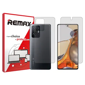 Remax brand shockproof Hydrogel screen protector glass for Xiaomi 11T Pro along with the back protector