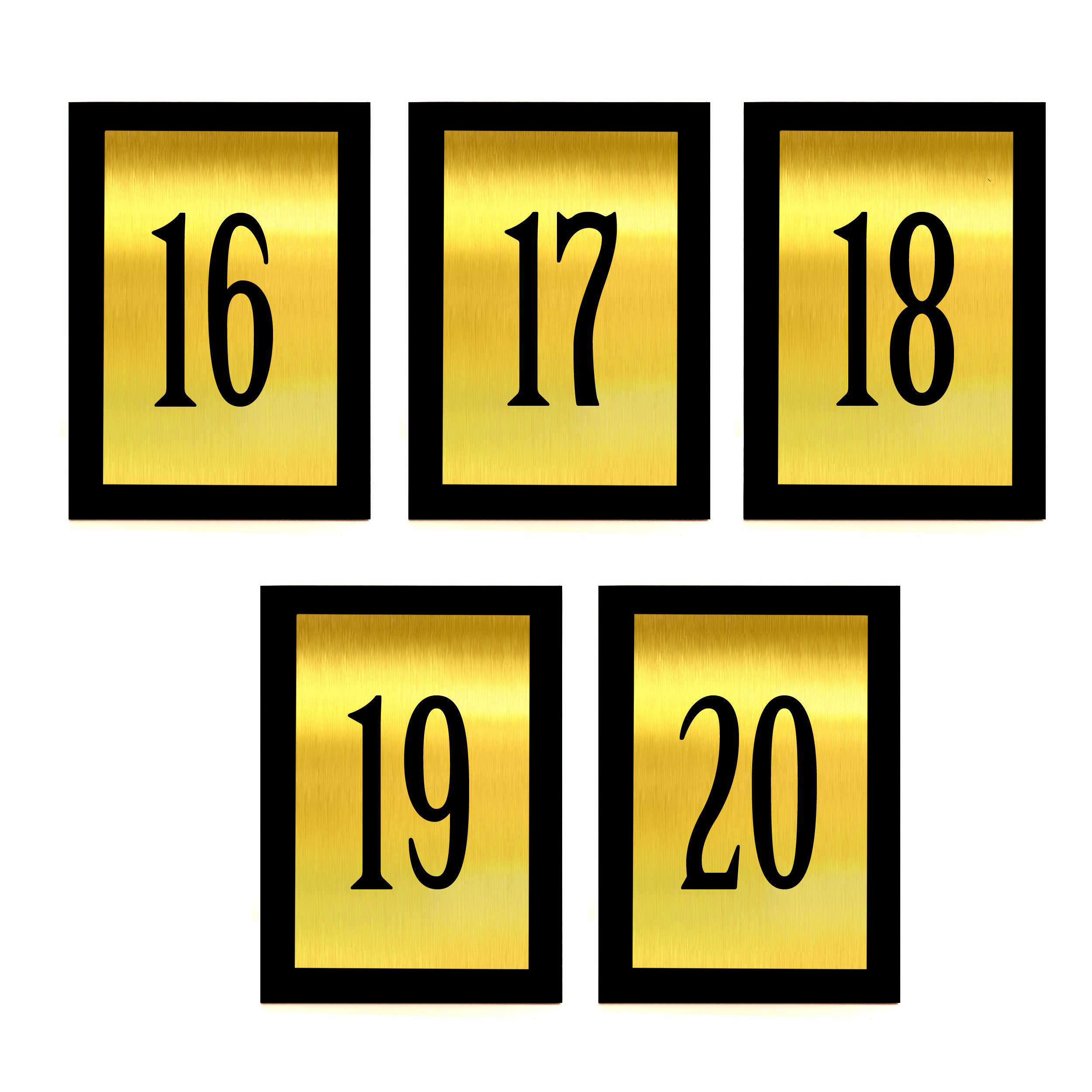 تابلو رومیزی طرح اعداد کد NS04 مجموعه 5 عددی