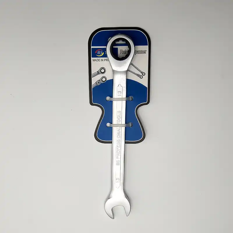 آچار یکسر تخت یکسر جغجغه ای بی اس مدل G13 سایز 13 میلی متر