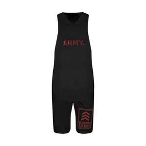 ست تاپ و شلوارک ورزشی مردانه بوفالو ویر مدل Army-4