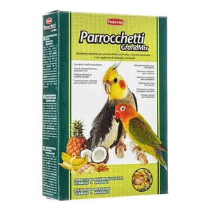 غذای طوطی سانان کوچک پادوان مدل Parroccetti Grandmix وزن ۸۵۰ گرم