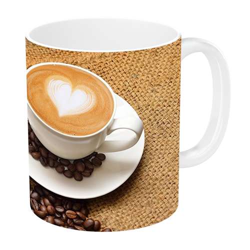 ماگ طرح قهوه عاشقانه مدل NI2436