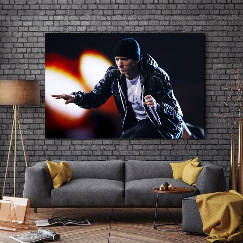 تابلو شاسی طرح بزرگان موسیقی مدل Eminem کد 983