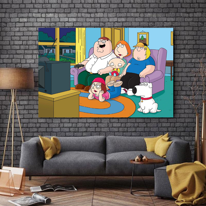 تابلو شاسی طرح انیمیشن مدل Family Guy کد 988