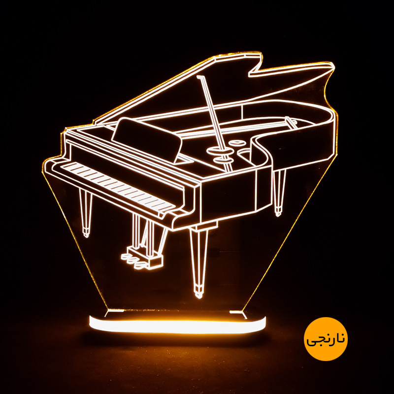 چراغ خواب طرح پیانو کد 5048