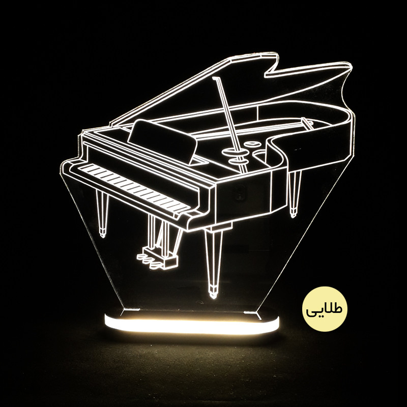 چراغ خواب طرح پیانو کد 5048