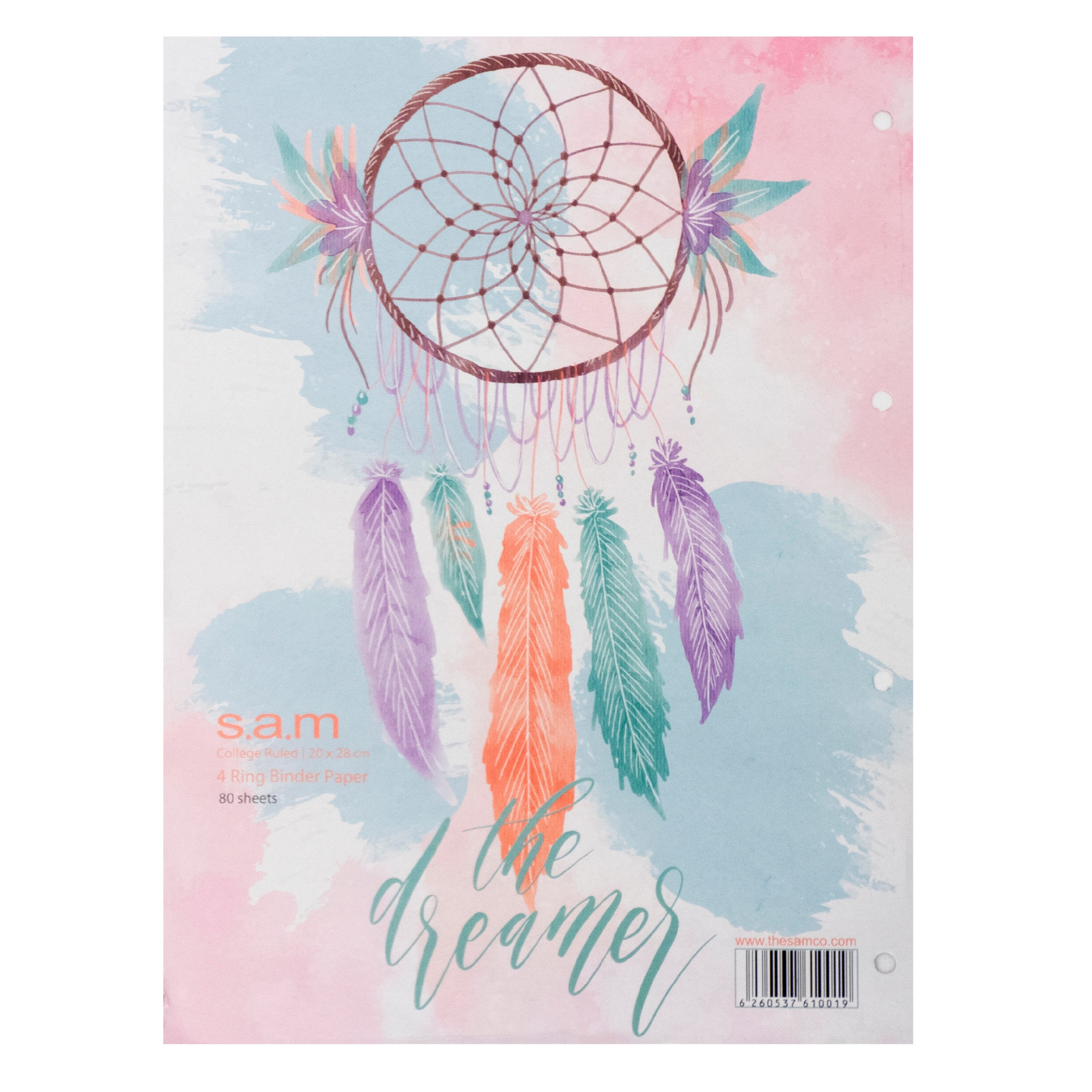کاغذ کلاسوری سم مدل dream catcher بسته 80 عددی