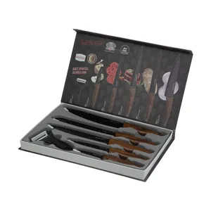 سرویس چاقو آشپزخانه 6 پارچه زپتف مدل ZP- 016