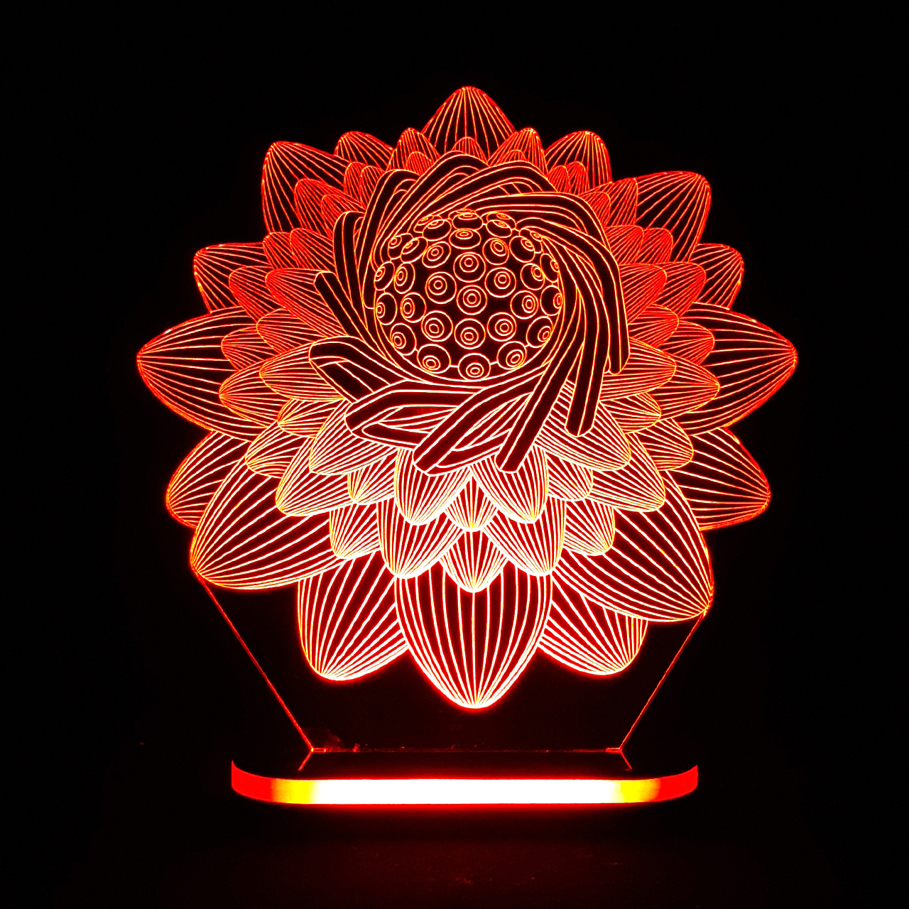 چراغ خواب طرح گل کد 5069