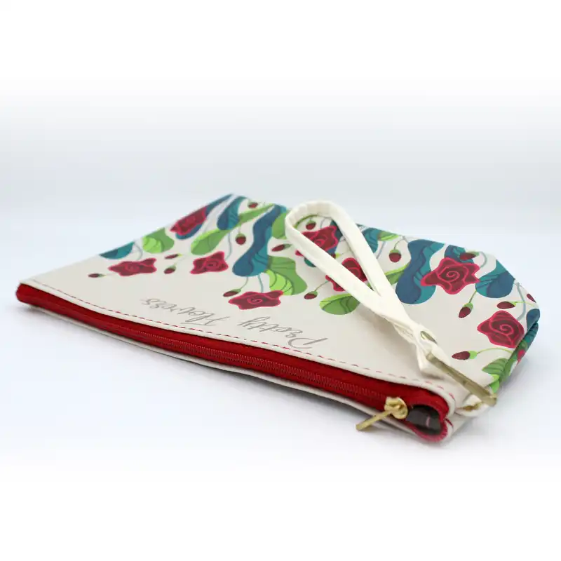 کیف لوازم آرایش زنانه طرح گل کد IDM 264