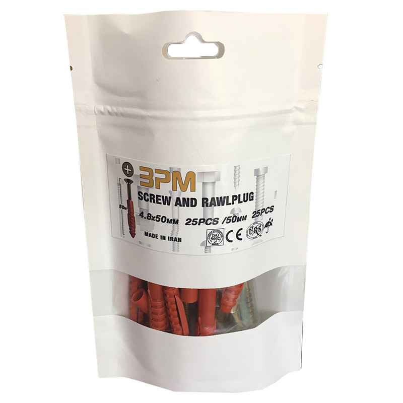 پیچ و رولپلاک مدل 50-4.8-2 مجموعه 50 عددی