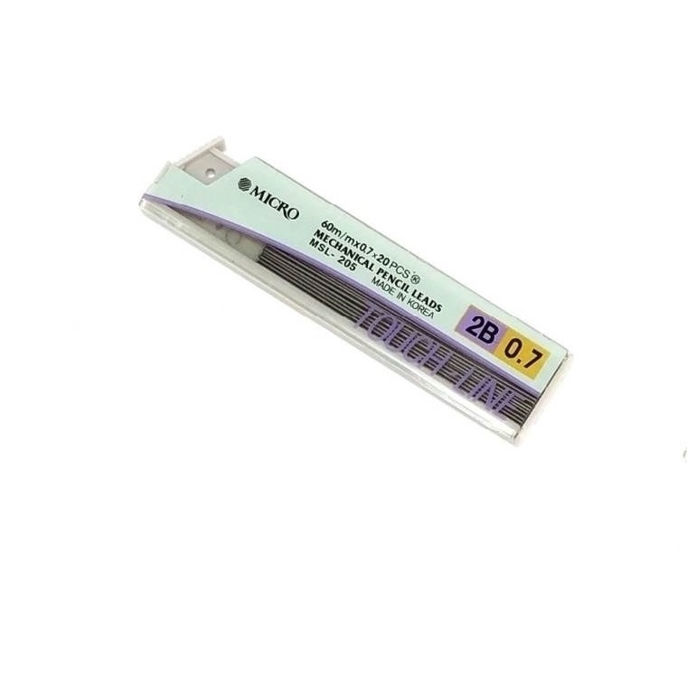 نوک مداد نوکی 0.7 میلیمتری میکرو مدل MSL-205 بسته 6 عددی