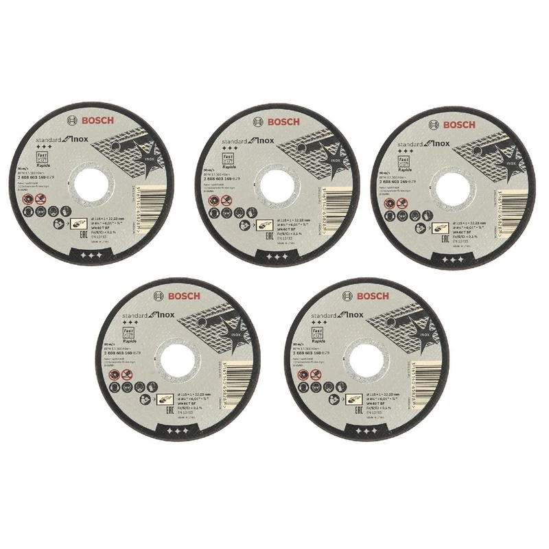 صفحه برش فلز بوش مدل 2608603169 بسته 5 عددی