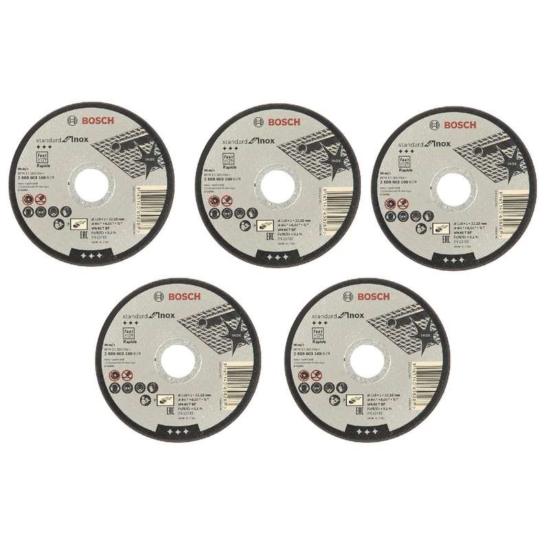 صفحه برش فلز بوش مدل 2608603169 بسته 5 عددی