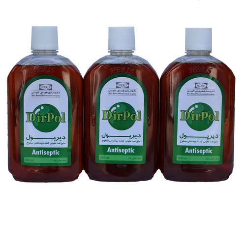 مایع ضدعفونی کننده سطوح دیرپول مدل SURF حجم 500 میلی لیتر  بسته 3 عددی