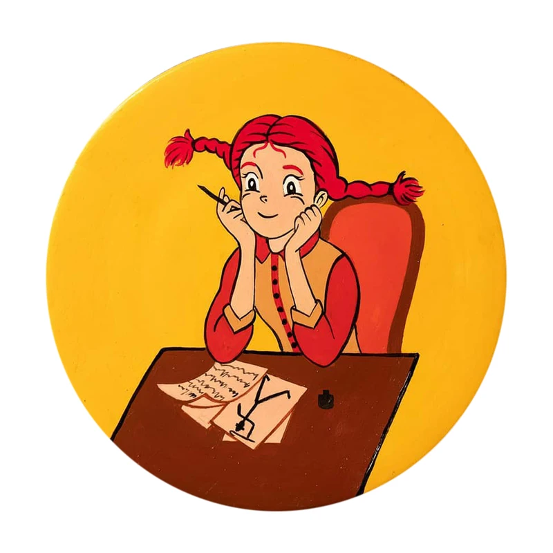  بشقاب دیوارکوب سفالی طرح جودی آبوت کد D98-A