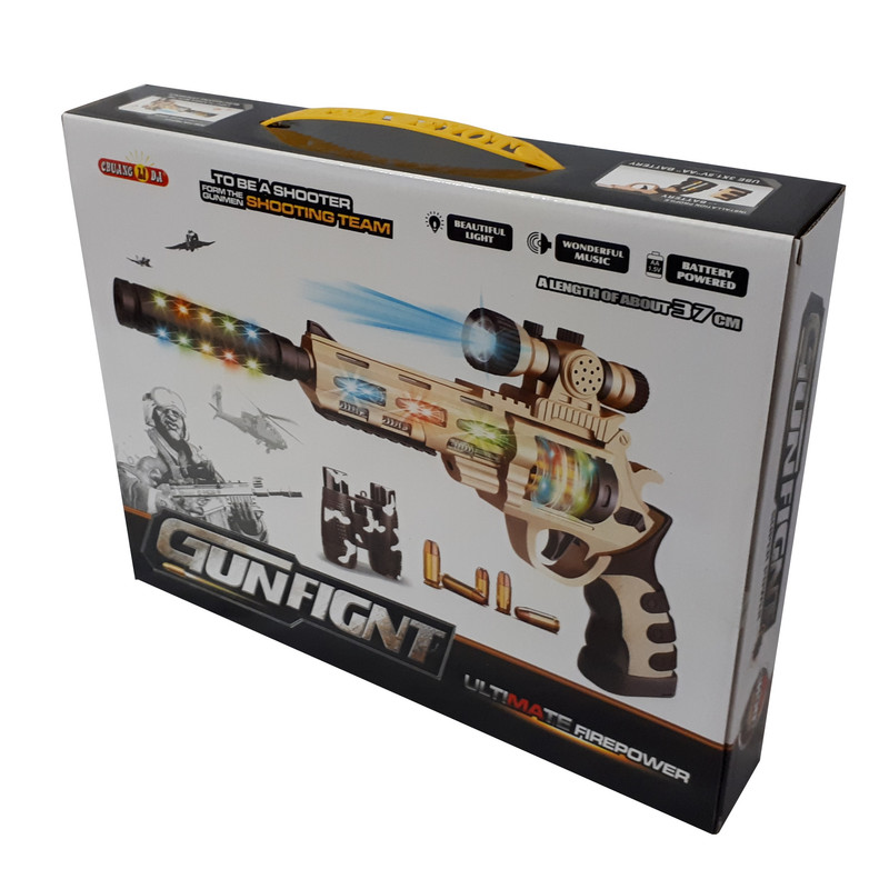 تفنگ بازی مدل GUN FIGNT کد 809 مجموعه 2 عددی