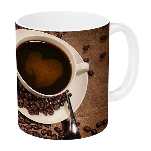ماگ طرح فنجان قهوه مدل NI2443