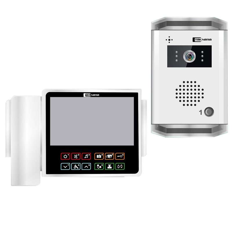 درب بازکن تصویری تک نما مدل C70-1V مجموعه ۲ عددی