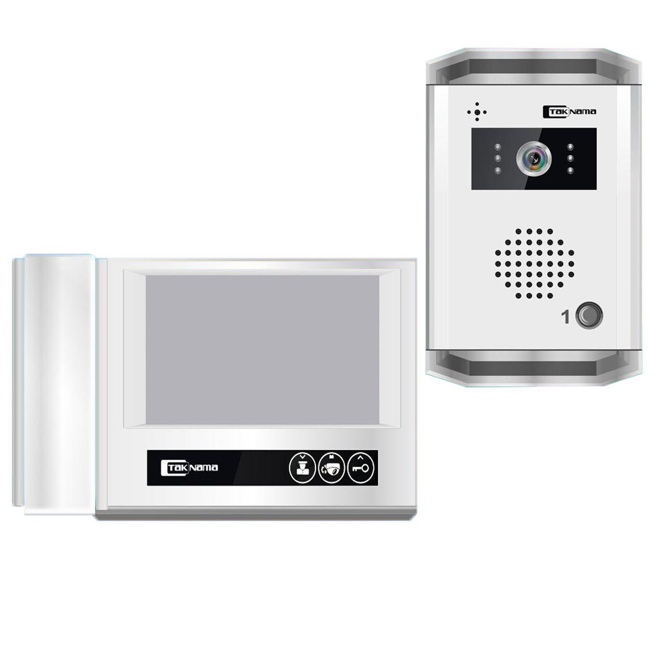 درب بازکن تصویری تک نما مدل D70M-1V مجموعه ۲ عددی