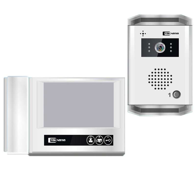 درب بازکن تصویری تک نما مدل D70M-1V مجموعه ۲ عددی