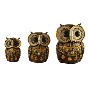 مجسمه طرح جغد مجموعه 3 عددی