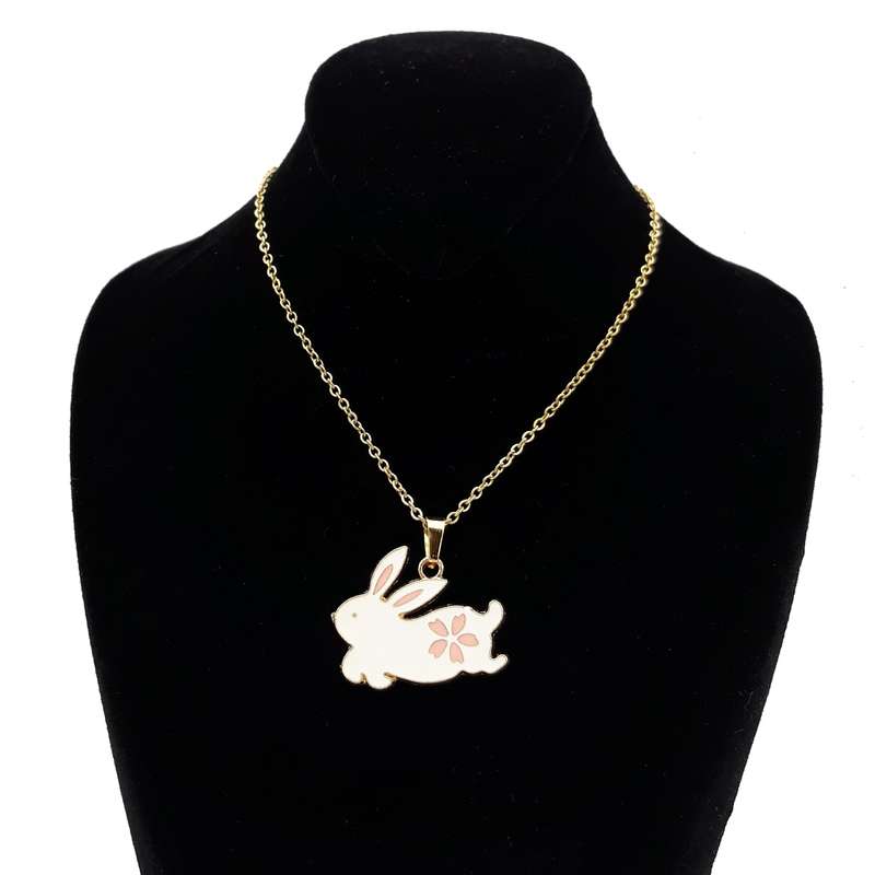 گردنبند دخترانه طرح خرگوش کد 200 گردنبند دخترانه طرح خرگوش کد 200