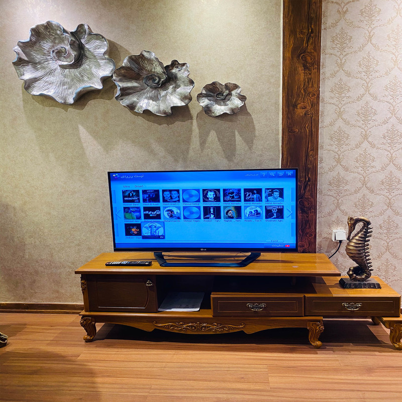 دیوار کوب طرح گل مجموعه سه عددی