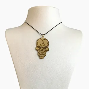 گردنبند مردانه طرح اسکلت کد jj1