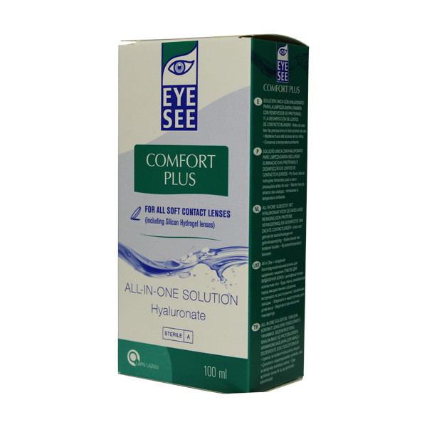 محلول شستشوی لنز آی سی مدل کامفورت حجم 100 میلی لیتر