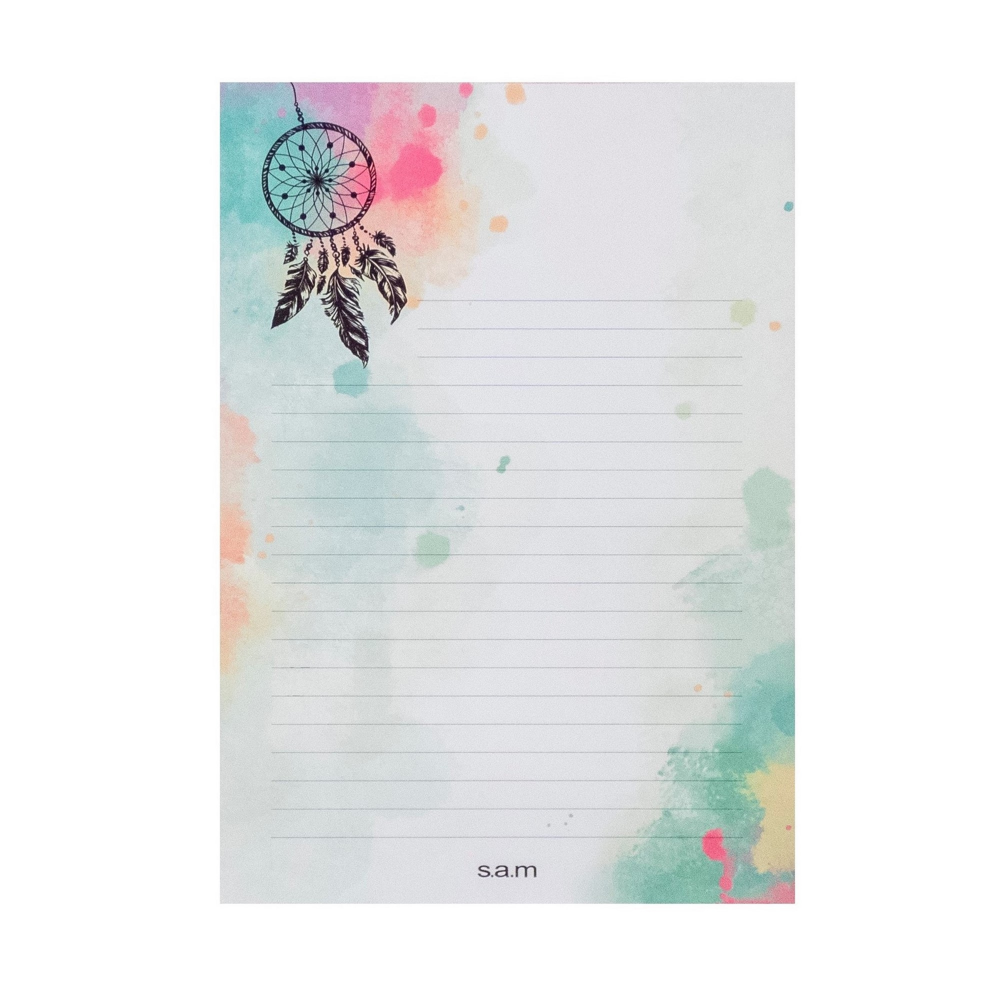 کاغذ یادداشت  سم مدل یادآور طرح Dream Catcher  بسته 50 عددی 
